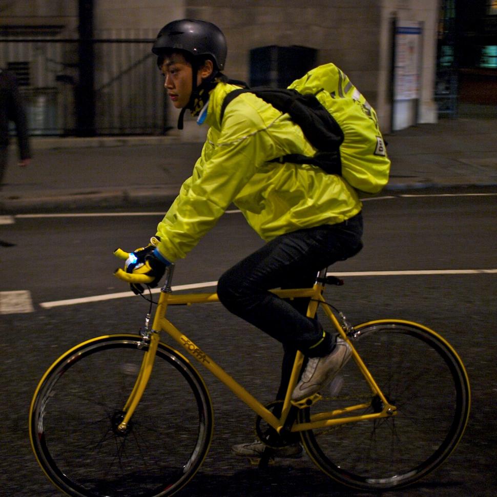 Reflective bike clearance